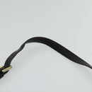 MCM Chain Shoulder Bag Leather Gray Gold Auth MY336-14