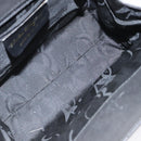 Salvatore Ferragamo Vala Hand Bag Suede Black Auth MY347-11