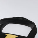 Salvatore Ferragamo Vala Hand Bag Suede Black Auth MY347-8