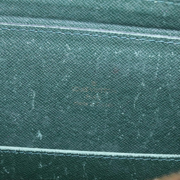 LOUIS VUITTON Taiga Porte Documents Rozan Bag Epicea M30054 LV Auth MY350