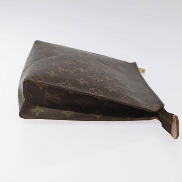 LOUIS VUITTON Monogram Posh Toilette 26 Pouch M47542 LV Auth MY355