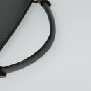 MCM Hand Bag Leather 2way Gray Gold Auth MY375-7