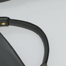 MCM Hand Bag Leather 2way Gray Gold Auth MY375-8