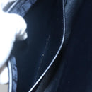 Christian Dior Trotter Canvas Chain Shoulder Bag Navy Auth MY380-19