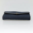 Christian Dior Trotter Canvas Chain Shoulder Bag Navy Auth MY380-5