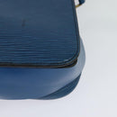 LOUIS VUITTON Epi Cartouchiere MM Shoulder Bag Blue M52245 LV Auth MY384-17