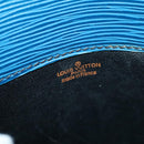 LOUIS VUITTON Epi Cartouchiere MM Shoulder Bag Blue M52245 LV Auth MY384-18