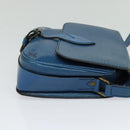 LOUIS VUITTON Epi Cartouchiere MM Shoulder Bag Blue M52245 LV Auth MY384-4