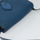 LOUIS VUITTON Epi Cartouchiere MM Shoulder Bag Blue M52245 LV Auth MY384-6