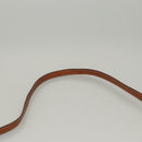 CELINE Macadam Canvas Shoulder Bag Beige Gold Auth MY407-8