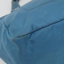 PRADA Hand Bag Nylon Blue Auth MY446-11