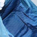 PRADA Hand Bag Nylon Blue Auth MY446-18