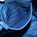 PRADA Hand Bag Nylon Blue Auth MY446-20