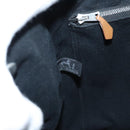 HERMES Fourre Tout MM Hand Bag Canvas Black Auth MY447-17