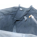 HERMES Fourre Tout MM Hand Bag Canvas Black Auth MY447-19