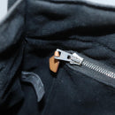 HERMES Fourre Tout MM Hand Bag Canvas Black Auth MY447-20