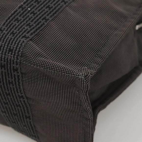 HERMES Sac A Dos MM Backpack Canvas Gray Auth MY448