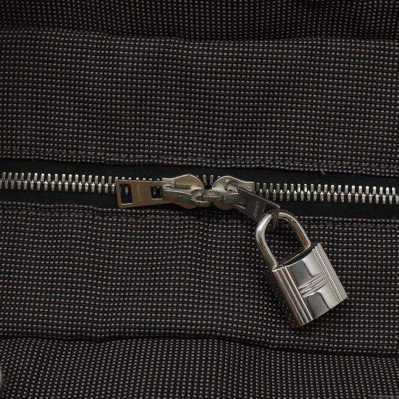 HERMES Sac A Dos MM Backpack Canvas Gray Auth MY448