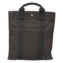 HERMES Sac A Dos MM Backpack Canvas Gray Auth MY448-2