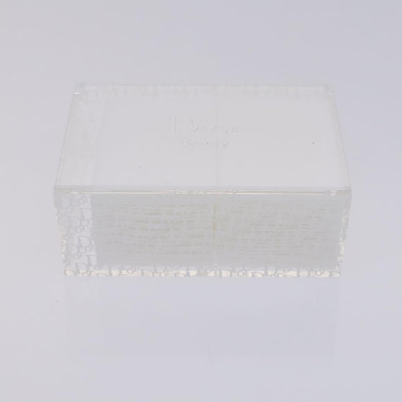 Christian Dior Clear Case plastic 2 Set Transparant Auth MY472