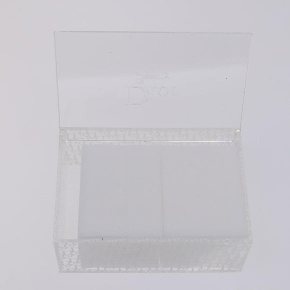 Christian Dior Clear Case plastic 2 Set Clear Auth MY472