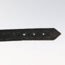 CHANEL Chain Belt metal Lamb Skin Black Gold CC Auth MY480-11