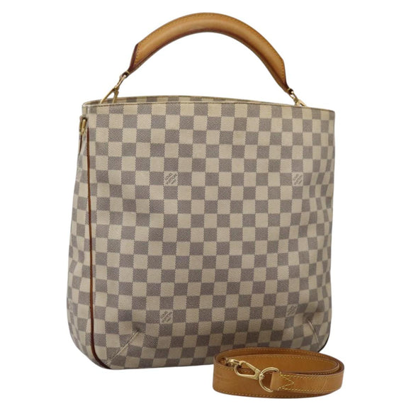 LOUIS VUITTON Damier Azur Sophie Shoulder Bag 2way N41216 LV Auth MY482