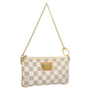 LOUIS VUITTON Damier Azur Pochette Mira MM Accessory Pouch N60027 LV Auth MY486A-1