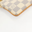 LOUIS VUITTON Damier Azur Pochette Mira MM Accessory Pouch N60027 LV Auth MY486A-14