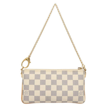 LOUIS VUITTON Damier Azur Pochette Mira MM Accessory Pouch N60027 LV Auth MY486A - 0