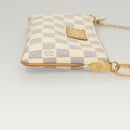 LOUIS VUITTON Damier Azur Pochette Mira MM Accessory Pouch N60027 LV Auth MY486A-3