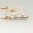 LOUIS VUITTON Damier Azur Pochette Mira MM Accessory Pouch N60027 LV Auth MY486A-4