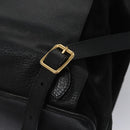 GUCCI Bamboo Backpack Suede Leather Black Gold 003 58 0016 Auth nb007-20