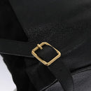 GUCCI Bamboo Backpack Suede Leather Black Gold 003 58 0016 Auth nb007-21