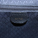 GUCCI Bamboo Backpack Suede Leather Black Gold 003 58 0016 Auth nb007-28