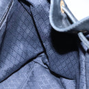 GUCCI Bamboo Backpack Suede Leather Black Gold 003 58 0016 Auth nb007-30