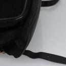 GUCCI Bamboo Backpack Suede Leather Black Gold 003 2058 0016 Auth nb010-17