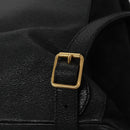 GUCCI Bamboo Backpack Suede Leather Black Gold 003 2058 0016 Auth nb010-21