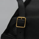 GUCCI Bamboo Backpack Suede Leather Black Gold 003 2058 0016 Auth nb010-22
