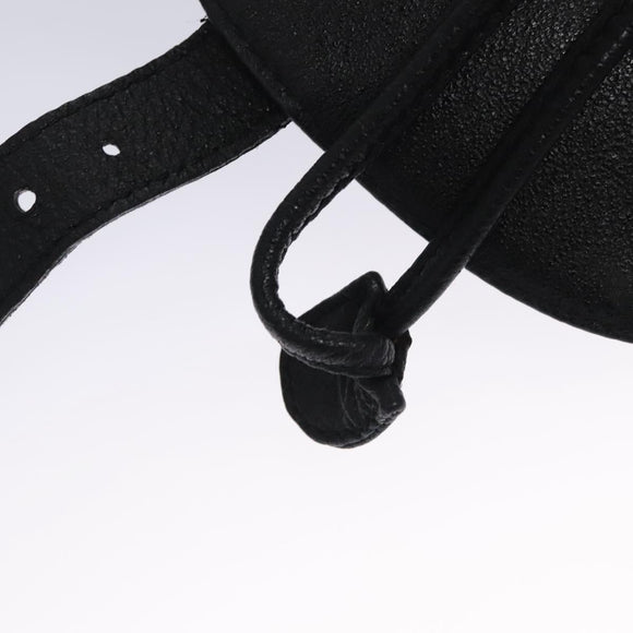 GUCCI Bamboo Backpack Suede Leather Black Gold 003 2058 0016 Auth nb010