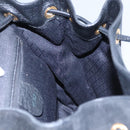 GUCCI Bamboo Backpack Suede Leather Black Gold 003 2058 0016 Auth nb010-29