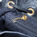 GUCCI Bamboo Backpack Suede Leather Black Gold 003 2058 0016 Auth nb010-31