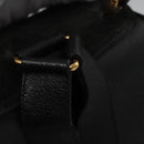 GUCCI Bamboo Backpack Suede Leather Black Gold 003 2058 0016 Auth nb010-8