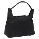 GUCCI GG Canvas Shoulder Bag Black 101292 Auth nb011-1