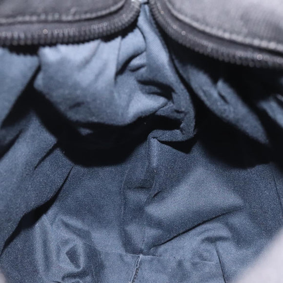 GUCCI GG Canvas Shoulder Bag Black 101292 Auth nb011