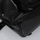 GUCCI Bamboo Backpack Patent leather Black 003 2058 0030 Auth nb014-17
