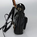 GUCCI Bamboo Backpack Patent leather Black 003 2058 0030 Auth nb014-4