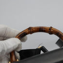 GUCCI Bamboo Backpack Patent leather Black 003 2058 0030 Auth nb014-14