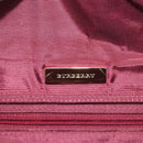 BURBERRY Nova Check Shoulder Bag Canvas Beige Gold Auth nb028-10