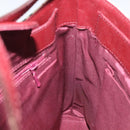 BURBERRY Nova Check Shoulder Bag Canvas Beige Gold Auth nb028-17